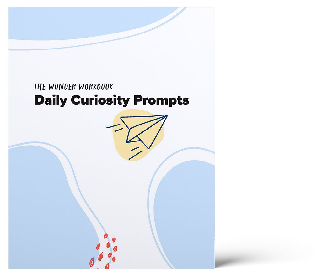 curiosity workbook cover mock up left