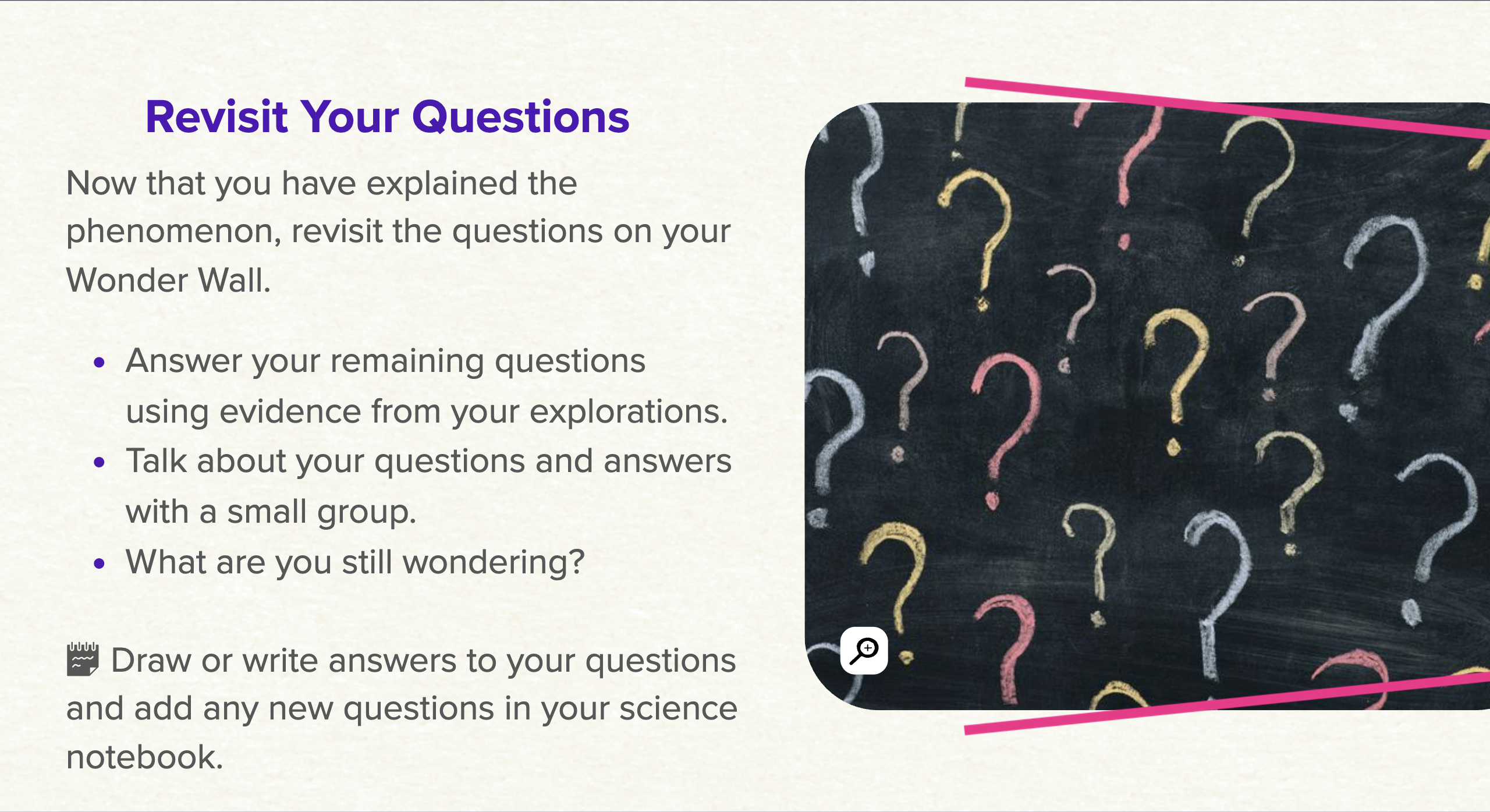 Science Techbook Explain Example
